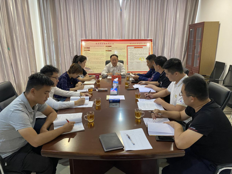 保勢頭、防風險、穩(wěn)發(fā)展 從更高層次、長遠角度去謀劃部署 ---弘義集團黨委書記、董事長張秀峰一行 到悅弘公司檢查指導(dǎo)工作